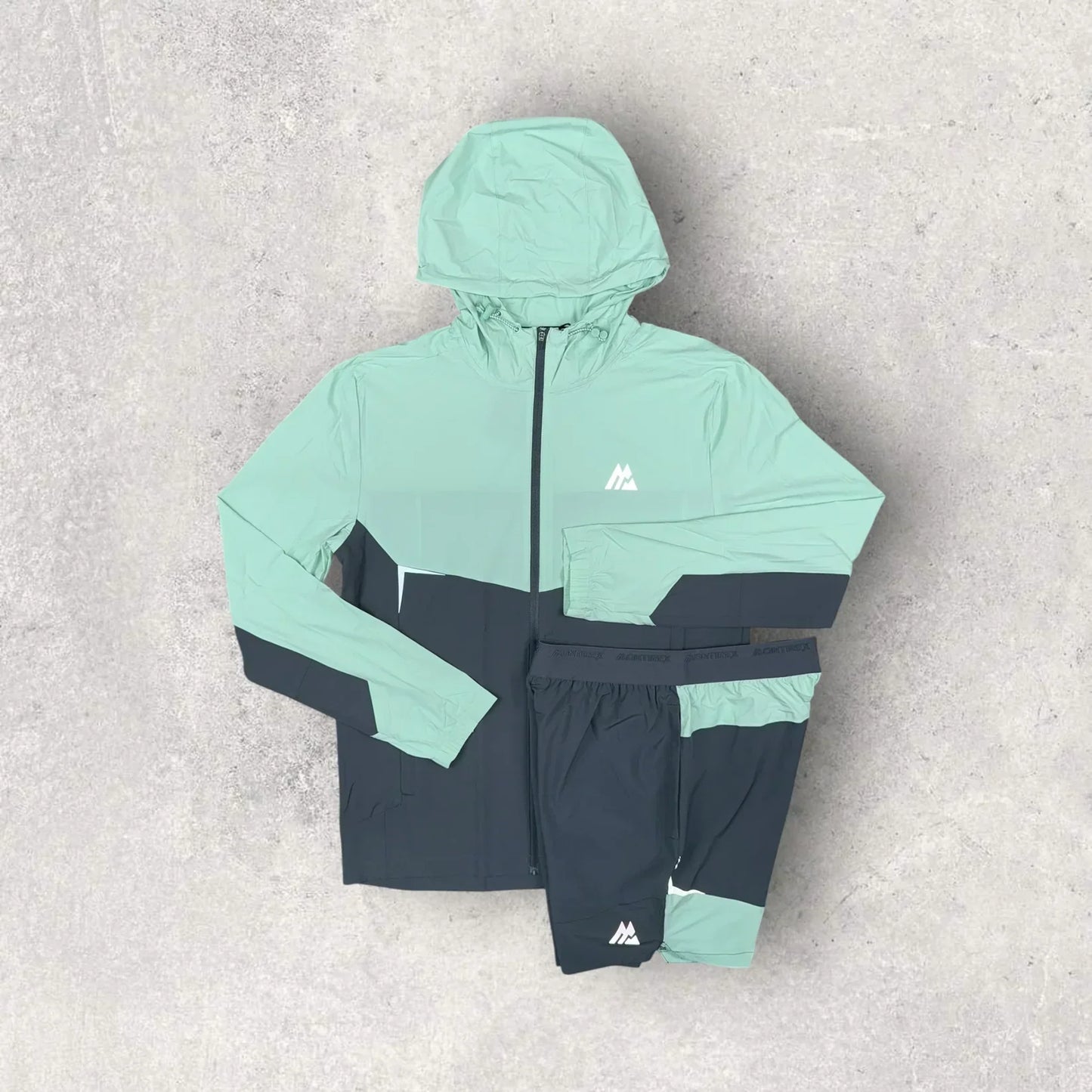 mtx set - mint - jacket/shorts