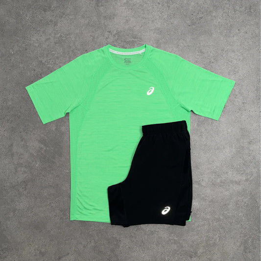ASCS SHORT SET - NEON GREEN/BLACK