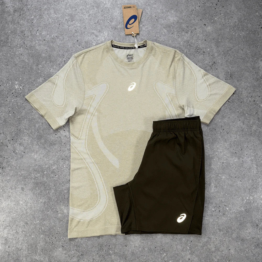 ascs short set - cream