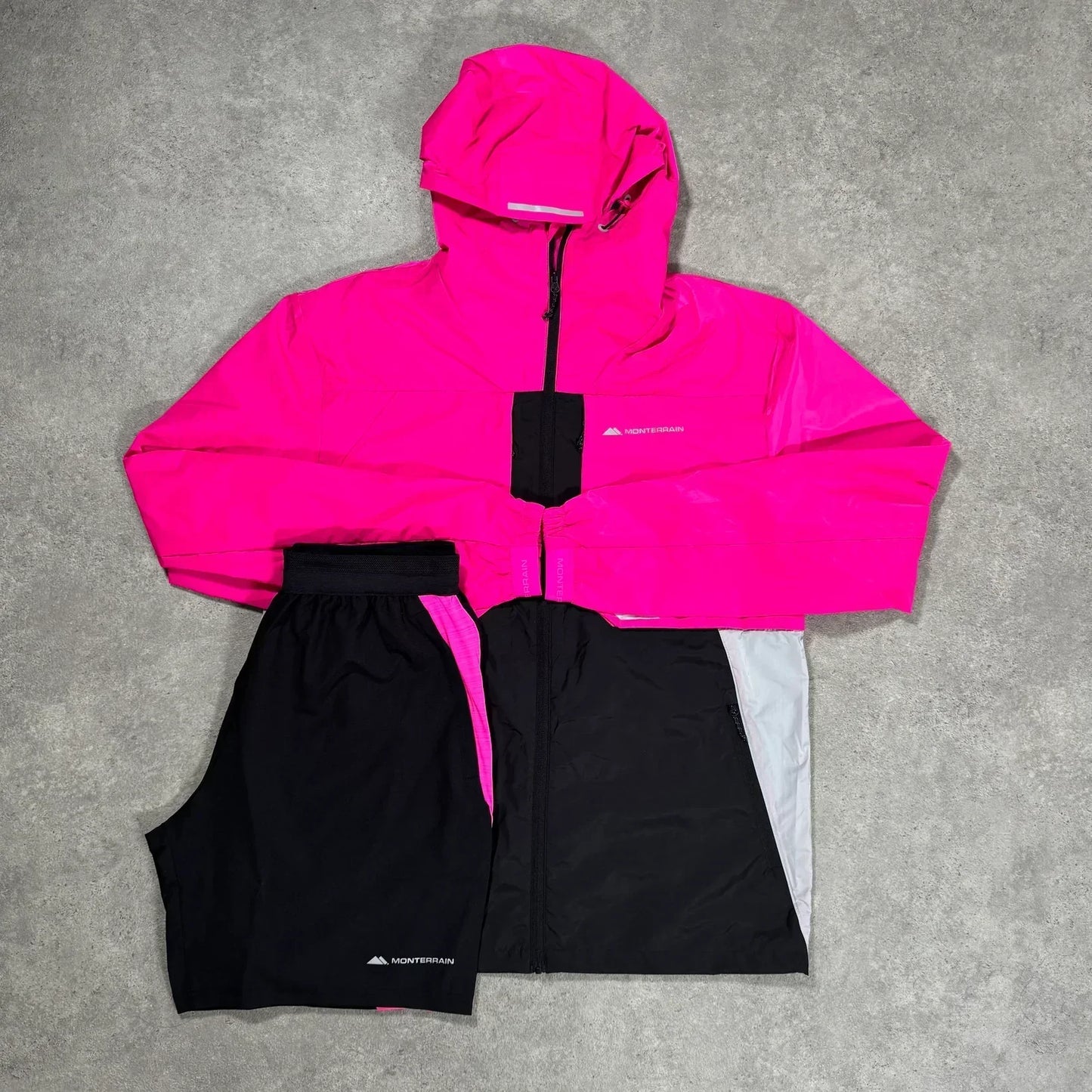 mtrn pink chase 2 tracksuit - short/jacket