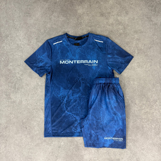 MTRN SHORT SET -QUIK BLUE