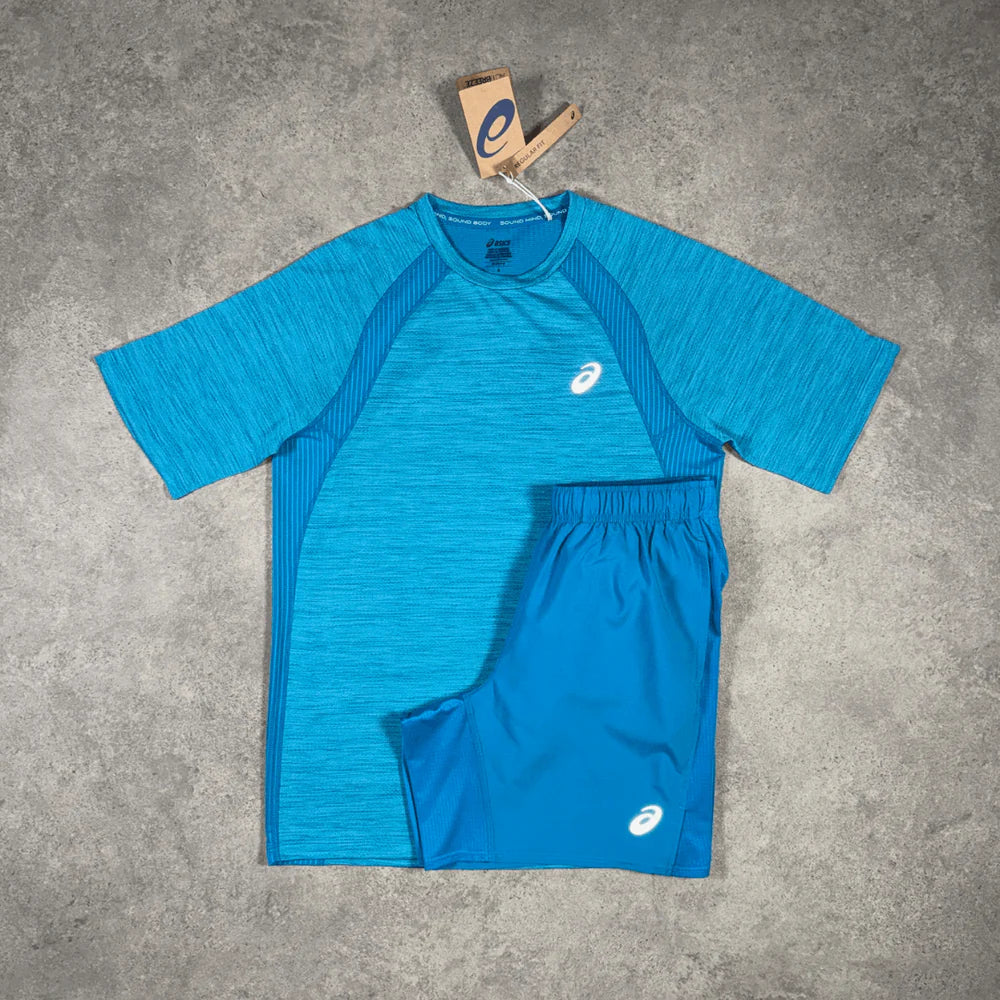 ascs short set - sky blue