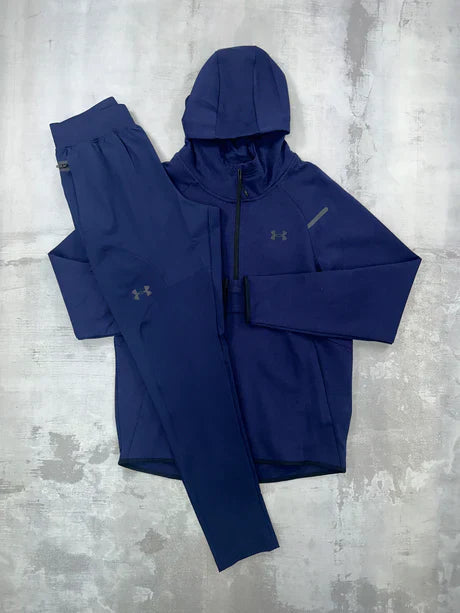 un/arm tech tracksuit - navy