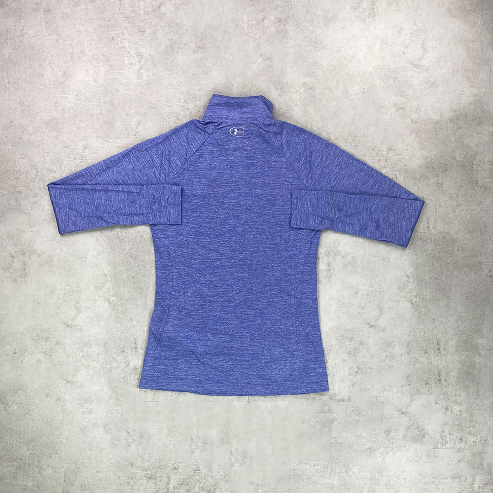 un arm tech 2.0 half zip purple women's