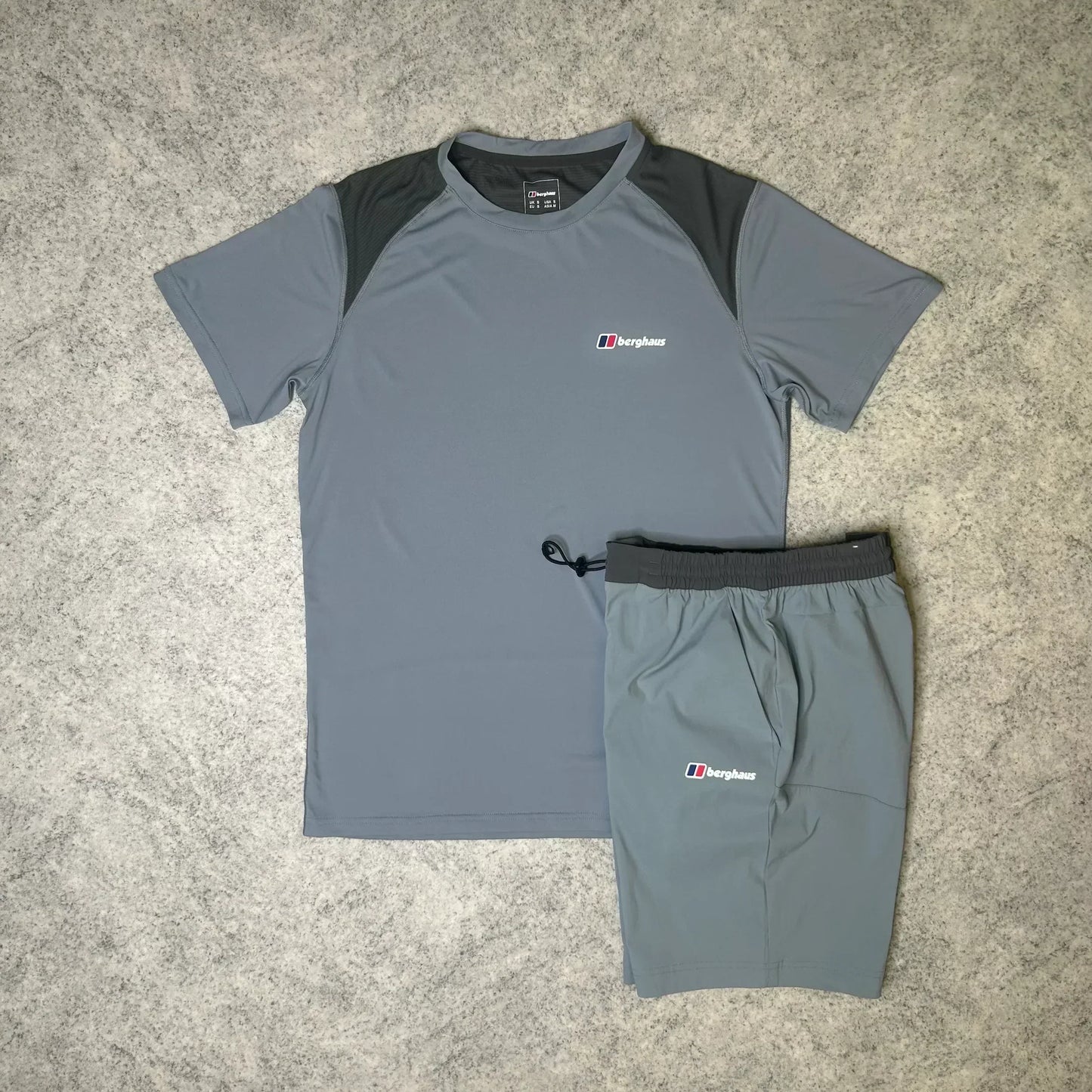 bgs short set - grey