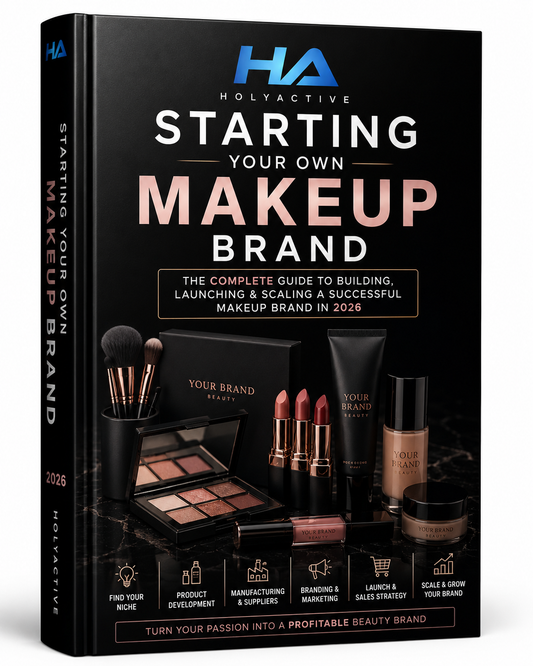 STARTING YOUR OWN MAKEUP BRAND IN 2026 E-BOOK INCL SUPPLIER #2