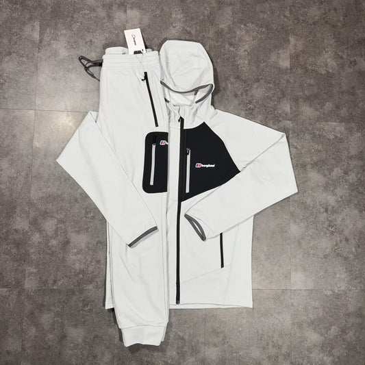 BGS FLEECE TRACKSUIT - WHITE