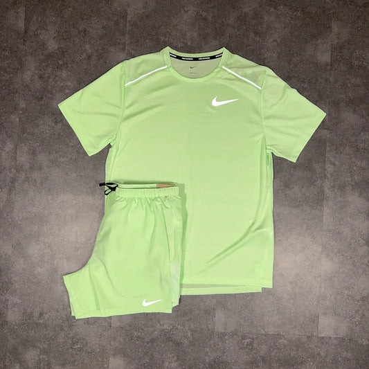 NK SHORT SET - LIME