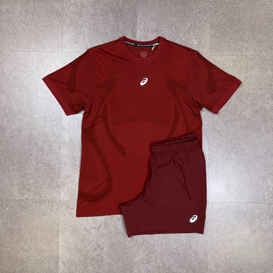 ASCS SHORT SET - MAROON