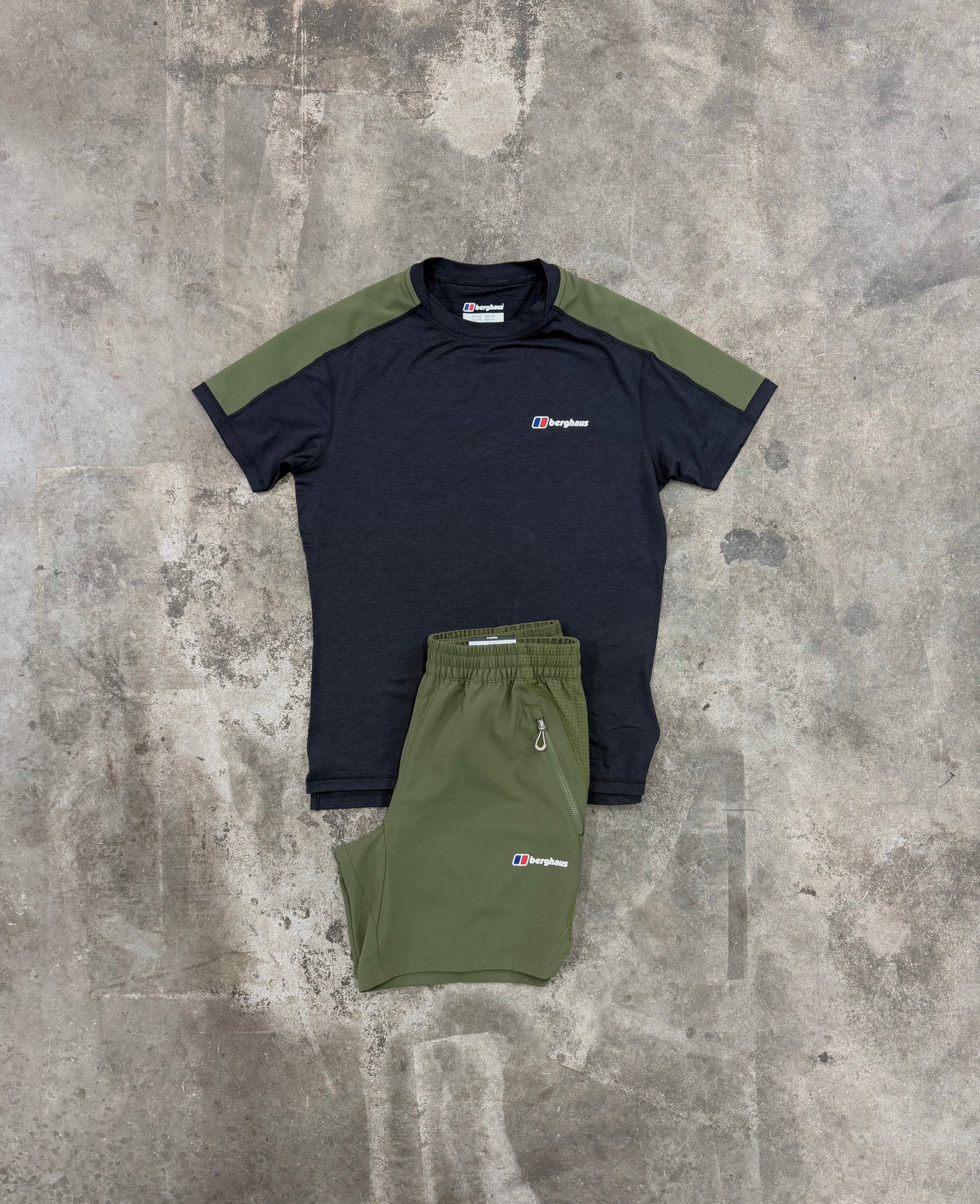 bgs short set - khaki