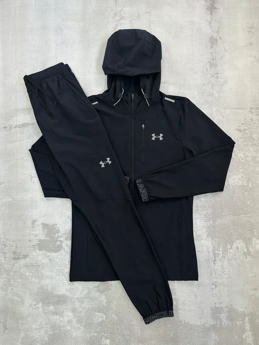 UN/ARM TECH TRACKSUIT - BLACK
