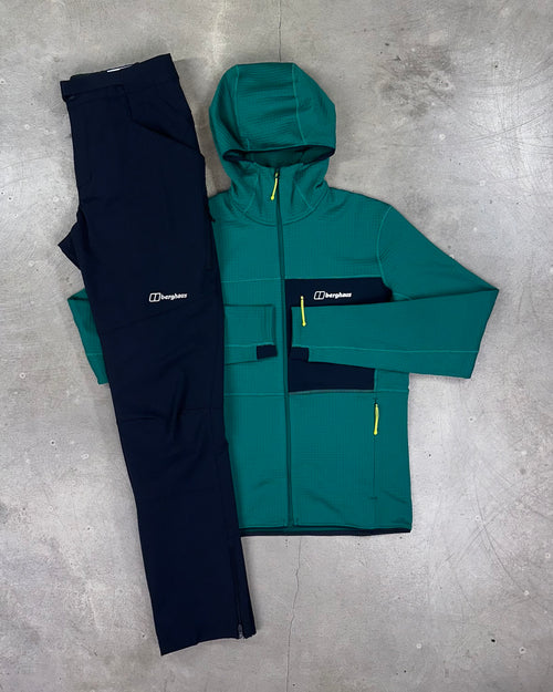 bgs hike tracksuit - green/black