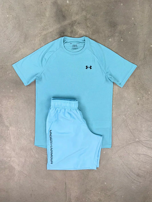 UN/ARM SHORT SET - WHALE BLUE