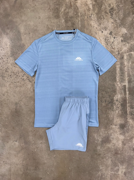 T-BG SHORT SET - LIGHT BLUE