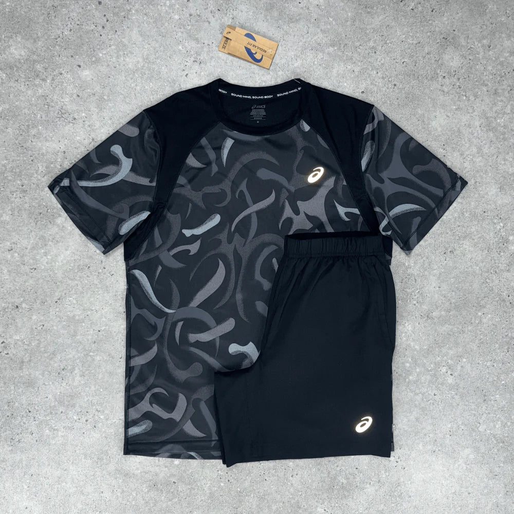 ascs short set - geo black