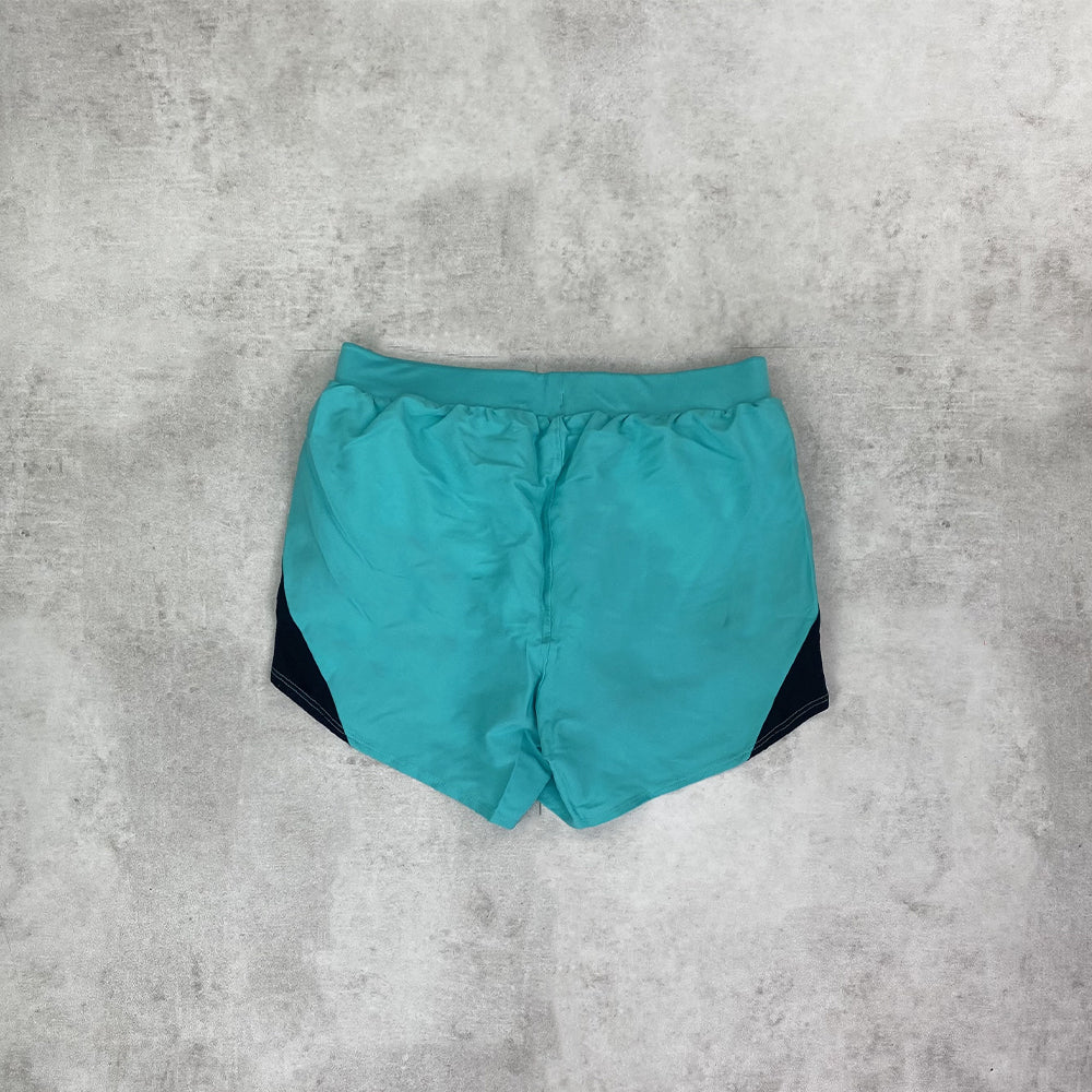 un arm play up shorts jade green/ black women's